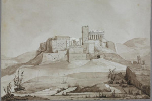 The Acropolis from the Pnyx, Athens, Greece, di William Turner